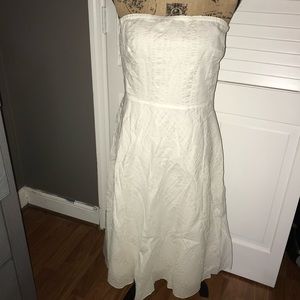 J.Crew White cotton dresss